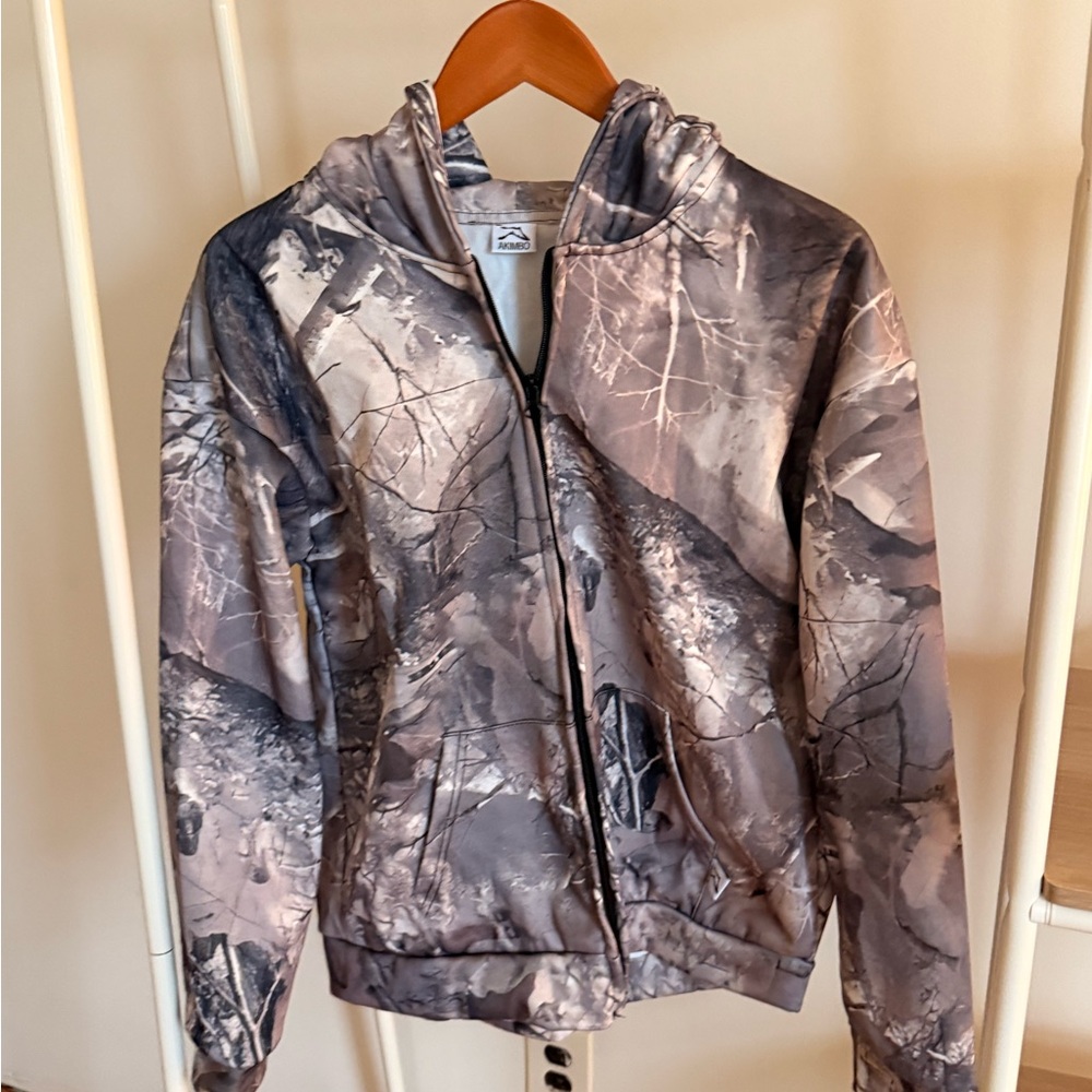 Camouflage Zip-Up Hoodie